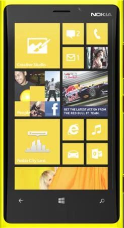 Лот: 4832504. Фото: 1. Nokia Lumia 920 Желтый. Смартфоны