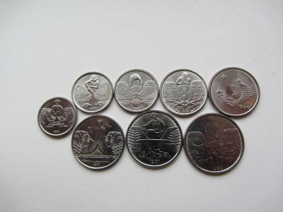 Лот: 6528137. Фото: 1. Бразилия , набор из 8 монет 1989-1992... Наборы монет