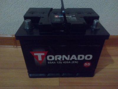 Лот: 9951904. Фото: 1. Продам рабочий аккумулятор Tornado... Аккумуляторы