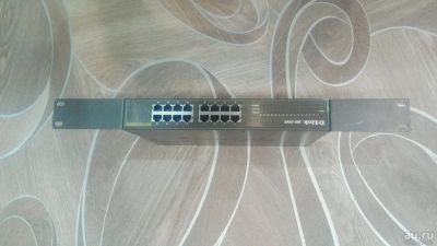 Лот: 13847654. Фото: 1. Коммутатор с 16 портами D-link... Коммутаторы