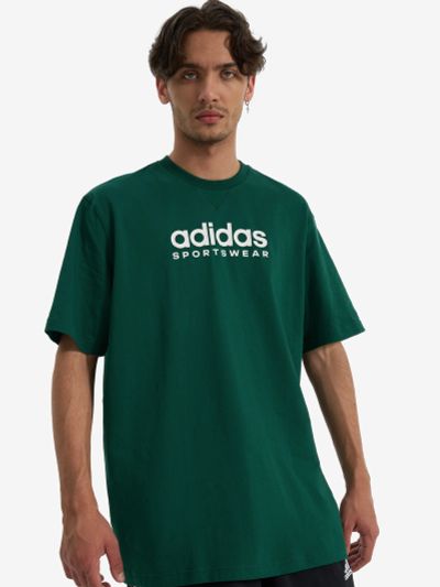 Лот: 23532450. Фото: 1. Футболка мужская adidas, Зеленый. Другое (спортивная одежда)