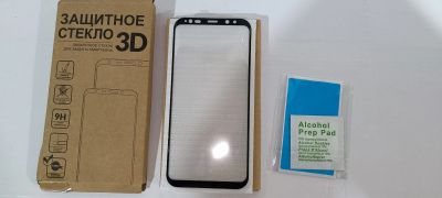 Лот: 20026397. Фото: 1. Защитное стекло 3D Samsung s8... Защитные стёкла, защитные плёнки