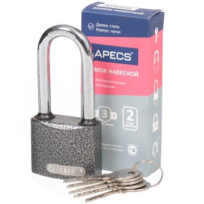 Лот: 24078266. Фото: 1. Замок навесной Apecs, PD-01-50-L... Замки