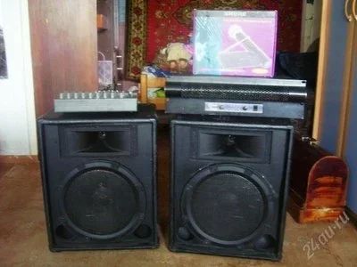 Лот: 46261. Фото: 1. Продам аппаратуру для проведения... Эстрадная акустика и усилители