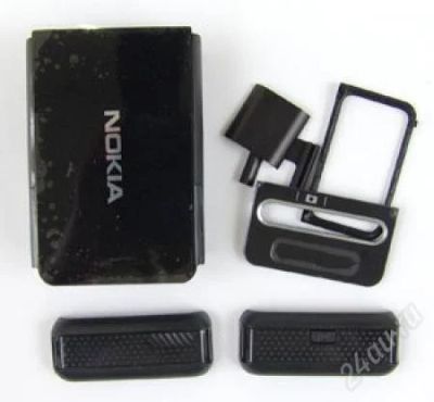 Лот: 2443325. Фото: 1. корпус nokia 3250 черный. Корпуса, клавиатуры, кнопки
