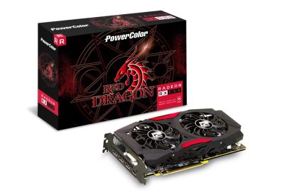 Лот: 10746619. Фото: 1. PowerColor Radeon Red Dragon RX580... Видеокарты