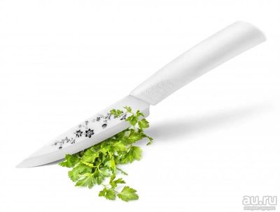 Лот: 15686554. Фото: 1. Нож овощной с керамическим лезвием... Столовые приборы, ножи