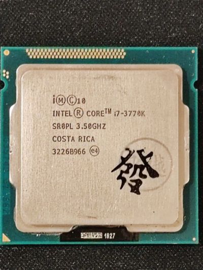 Лот: 20621287. Фото: 1. Процессор Core i7-3770k (6M Cache... Процессоры