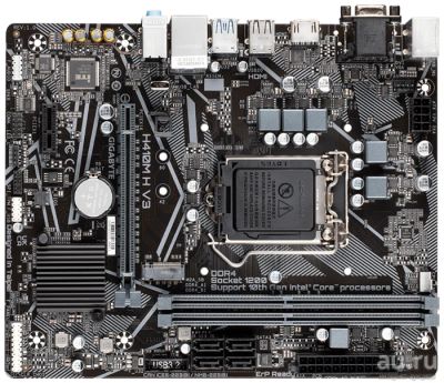 Лот: 18201182. Фото: 1. Gigabyte H410M H V3 H410M H V3. Материнские платы