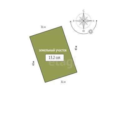 Лот: 22938515. Фото: 1. Продам участок 13.2 сот. Маганское... Земельные участки