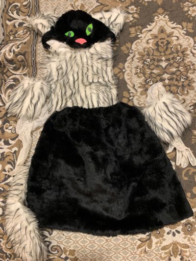 Лот: 19231602. Фото: 1. Новогодний костюм кошки на девочку. Детские карнавальные, праздничные костюмы