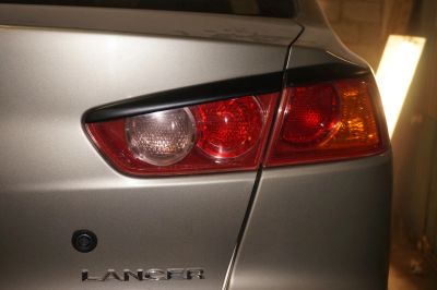 Лот: 15676709. Фото: 1. Mitsubishi Lancer X, Реснички... Детали тюнинга