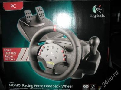 Лот: 1733548. Фото: 1. Руль Logitech MOMO® Racing Force... Рули, джойстики