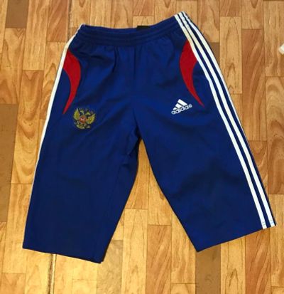 Лот: 10166719. Фото: 1. Шорты бриджи игровые adidas сборная... Шорты