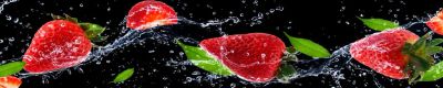 Лот: 10877051. Фото: 1. Фартук для кухни Черная клубника... Столешницы, барные стойки