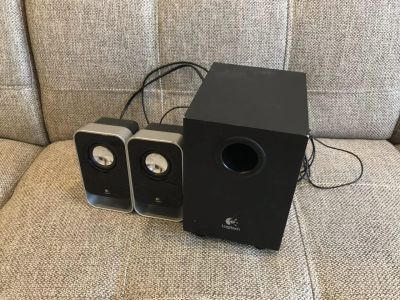 Лот: 12194534. Фото: 1. Колонки Logitech 2.1 LS21 c 1... Акустические системы