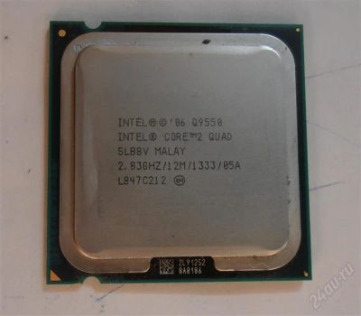 Лот: 2923354. Фото: 1. Intel_ Core_2 Quad Q9550 (12M... Процессоры