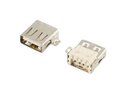 Лот: 17512255. Фото: 1. Гнездо USB 2.0 180° на плату... Разъёмы