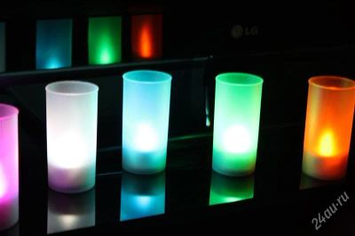 Лот: 2571409. Фото: 1. Светодиодная (LED) свеча. Свечи