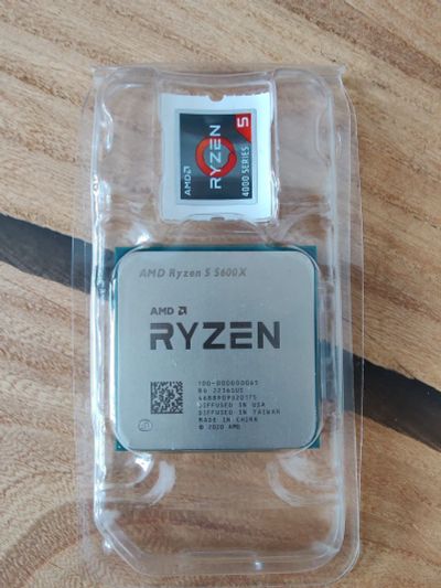 Лот: 19333296. Фото: 1. Процессор Ryzen 5 5600x новый. Процессоры