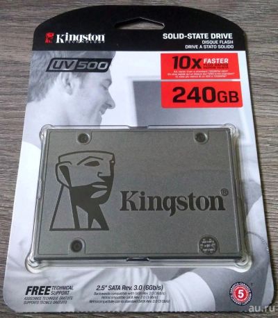 Лот: 14402708. Фото: 1. Накопитель SSD Kingston SATA III... SSD-накопители