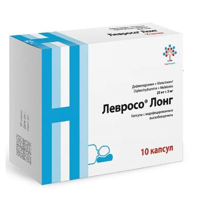 Лот: 23743941. Фото: 1. Левросо Лонг 25 мг+3 мг капсулы... Лекарства