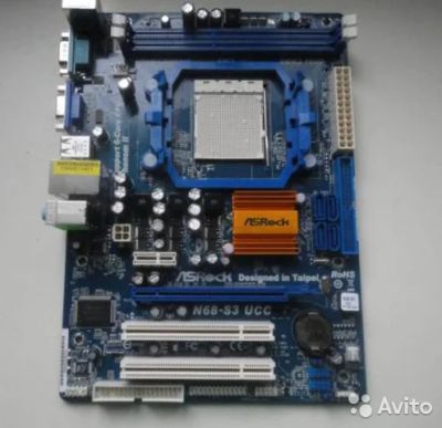 Лот: 7475193. Фото: 1. Материнская плата ASRock N68-S3... Материнские платы