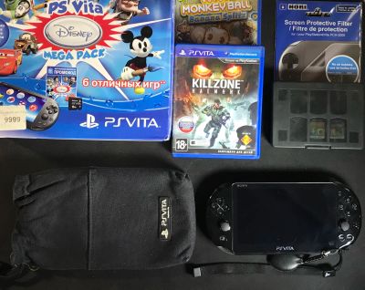 Лот: 11737740. Фото: 1. PlayStation Vita Slim 16 GB Новейшая... Игровые приставки, консоли