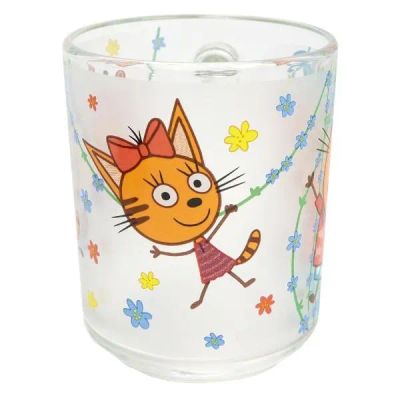 Лот: 24517687. Фото: 1. Кружка ND Play "Три кота: Цветы... Кружки, стаканы, бокалы