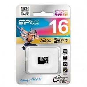 Лот: 7673115. Фото: 1. Карта памяти MicroSD 16Gb Silicon... Карты памяти