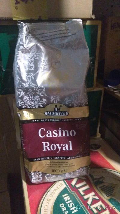 Лот: 18401563. Фото: 1. кофе зерно Casino Royal Италия... Чай, кофе, какао