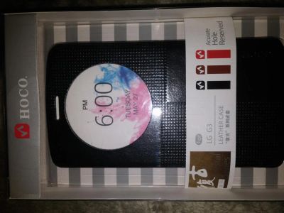 Лот: 5179660. Фото: 1. Чехол LG G3 кожанный. Чехлы, бамперы