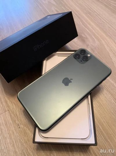Лот: 16096370. Фото: 1. IPhone 11 pro max 256gb green... Смартфоны