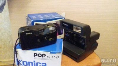 Лот: 8290214. Фото: 1. Polaroid 636 CloseUp и Konica... Polaroid
