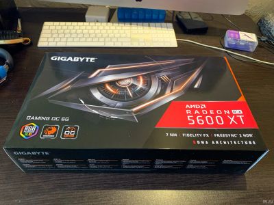 Лот: 16813822. Фото: 1. 6GB 5600XT Gigabyte 3-fan новая... Видеокарты