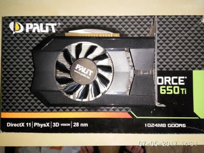 Лот: 9621528. Фото: 1. Palit GeForce® GTX 650 Ti 1024... Видеокарты