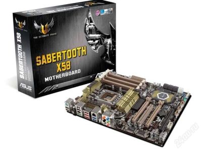 Лот: 1056197. Фото: 1. asus sabertooth x58 (срочно!). Материнские платы