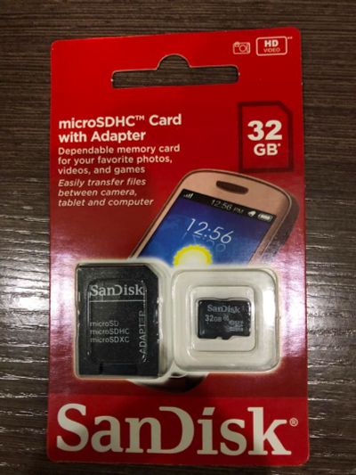Лот: 10746925. Фото: 1. Micro sd 32 gb. USB-флеш карты