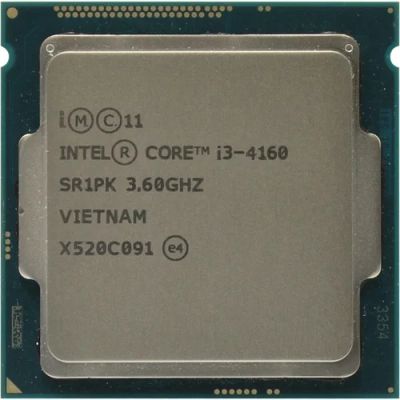 Лот: 18228385. Фото: 1. Процессор Intel Core i3-4160 4x3... Процессоры