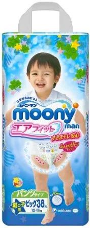 Лот: 4292587. Фото: 1. Японские подгузники трусики Moony... Детская гигиена