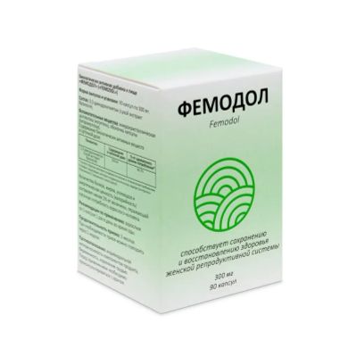 Лот: 24889648. Фото: 1. Фемодол капс 300мг N90. Лекарства