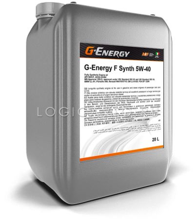 Лот: 11278822. Фото: 1. G-Energy F Synth 5W-40, 20L. Расходные материалы