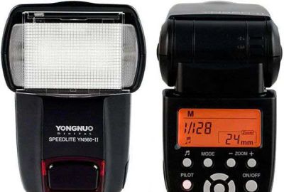 Лот: 6004734. Фото: 1. Фотовспышка Yongnuo Speedlite... Вспышки, осветители, рассеиватели