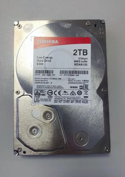 Лот: 21108072. Фото: 1. Жесткий диск Toshiba HDWA120 -... Жёсткие диски (HDD)