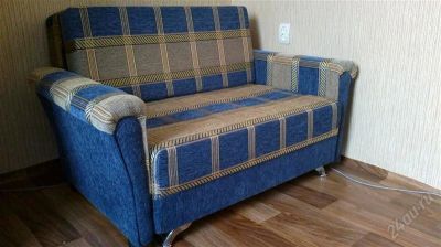 Лот: 2442615. Фото: 1. Диванчик раскладной. Кресла, пуфы