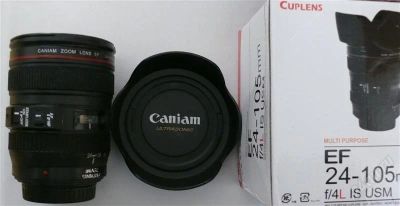 Лот: 1365886. Фото: 1. Кружка в виде объектива Caniam... Сувенирные мелочи