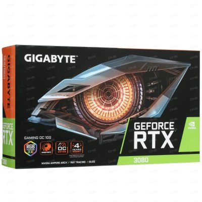 Лот: 17759991. Фото: 1. Gigabyte RTX 3080 Gaming oc. Видеокарты