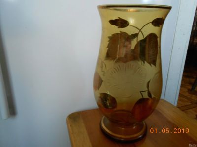 Лот: 13677226. Фото: 1. ваза стекло. Вазы