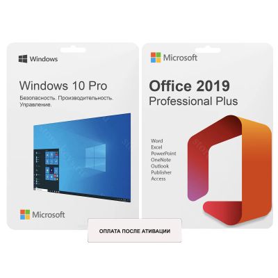 Лот: 19104047. Фото: 1. Windows 10 Pro + Office 2019 Pro... Системные