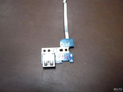 Лот: 8148069. Фото: 1. Плата с USB портом на шлейфе для... Шлейфы, кабели, переходники